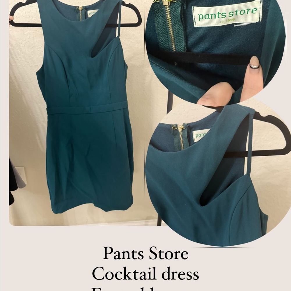 Teal/Dark Green Cocktail Dress by Pants Store